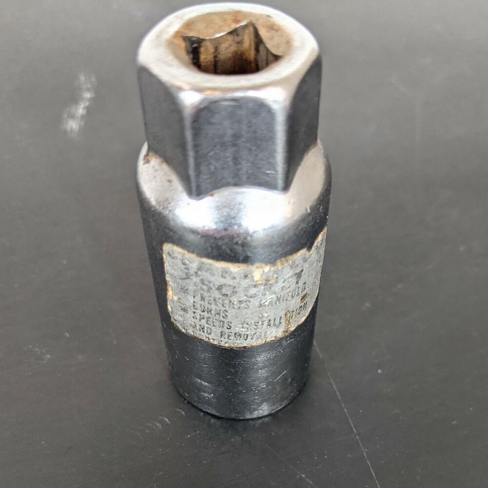 Spark Plug Socket 13/16" Rubber 3/8" Drive